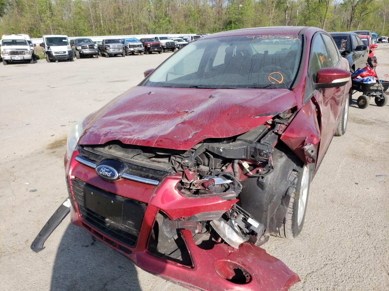 Photo 2 from auction – 2014 FORD FOCUS SE with VIN 1FADP3F24EL245578
