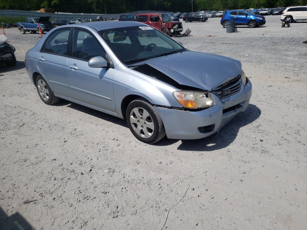KIA SPECTRA EX 2008 with VIN KNAFE121785513166 - Photo from auction