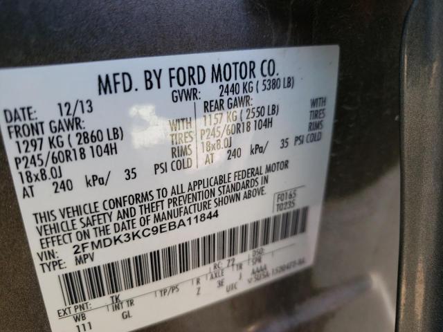 Photo 10 from auction – 2014 FORD EDGE LIMIT with VIN 2FMDK3KC9EBA11844