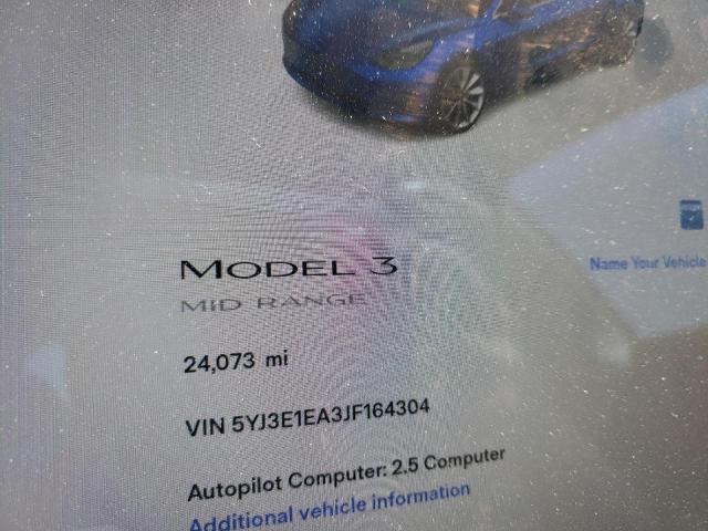 Photo 8 from auction – 2018 TESLA MODEL 3 with VIN 5YJ3E1EA3JF164304