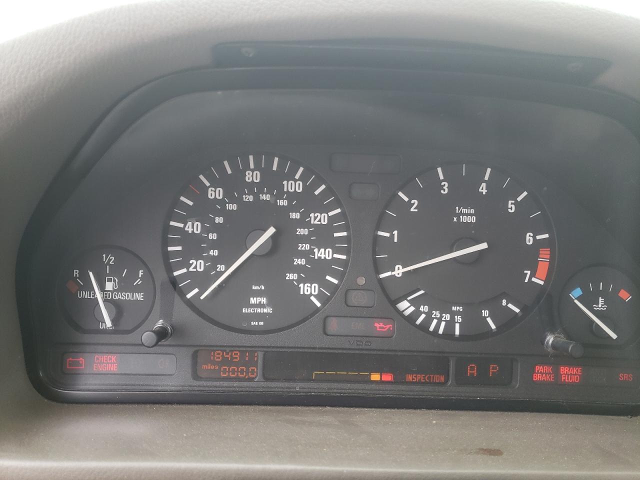 Photo 8 from auction – 1995 BMW 540 I AUTO with VIN WBAHE6321SGF33229