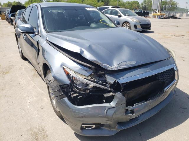 INFINITI Q50 BASE 2014 with VIN JN1BV7AR3EM691804 - Photo from auction