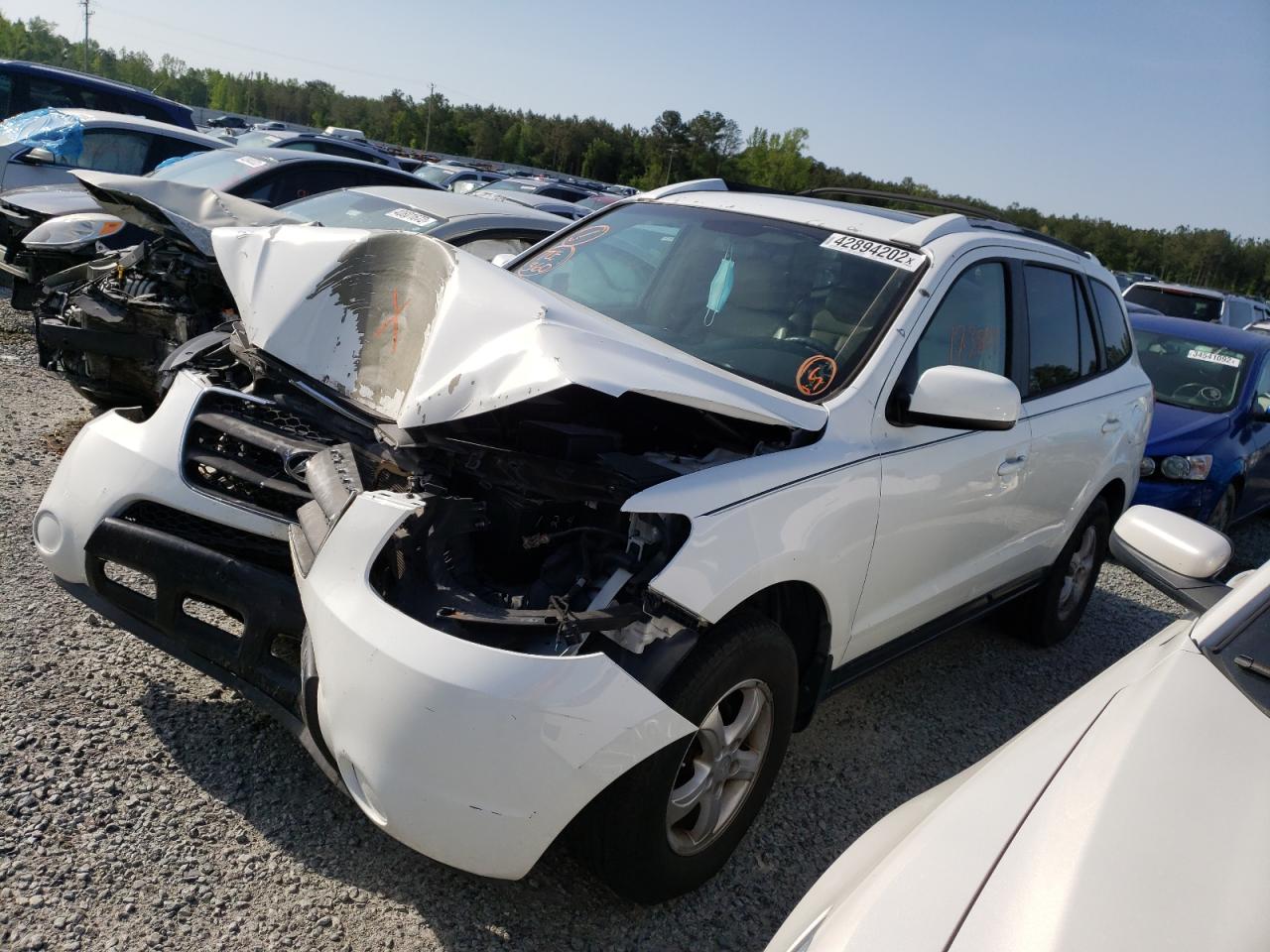 Photo 2 from auction – 2007 HYUNDAI SANTA FE G with VIN 5NMSG13D87H100348