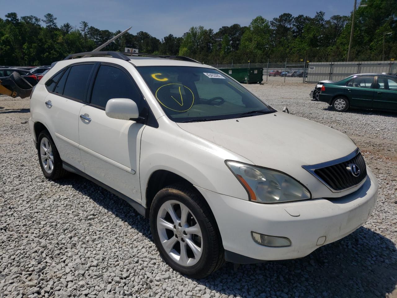 LEXUS RX 350 2009 with VIN 2T2GK31U69C070192 - Photo from auction