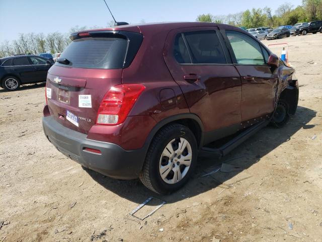 Photo 4 from auction – 2016 CHEVROLET TRAX LS with VIN 3GNCJKSB8GL277388