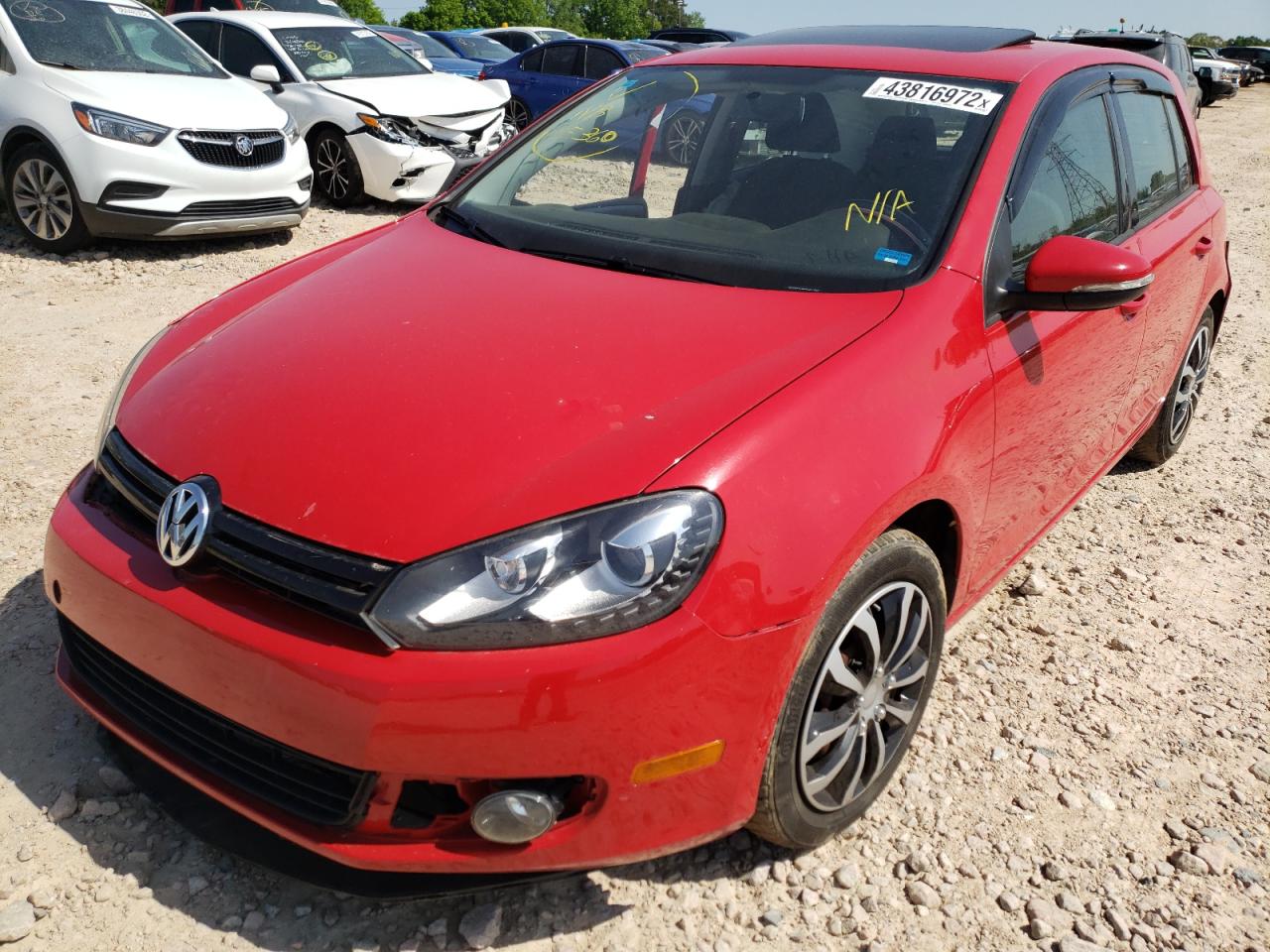 Photo 2 from auction – 2012 VOLKSWAGEN GOLF with VIN WVWDM7AJ0CW196593