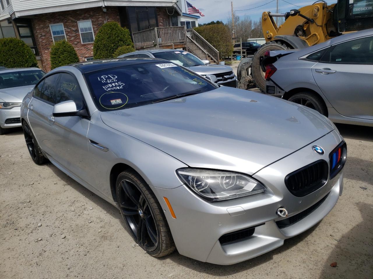 BMW 650 I GRAN 2014 with VIN WBA6B2C57ED129647 - Photo from auction