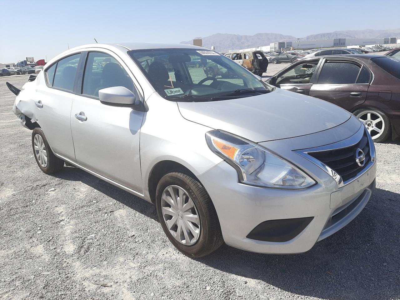 NISSAN VERSA S 2019 with VIN 3N1CN7AP4KL863606 - Photo from auction