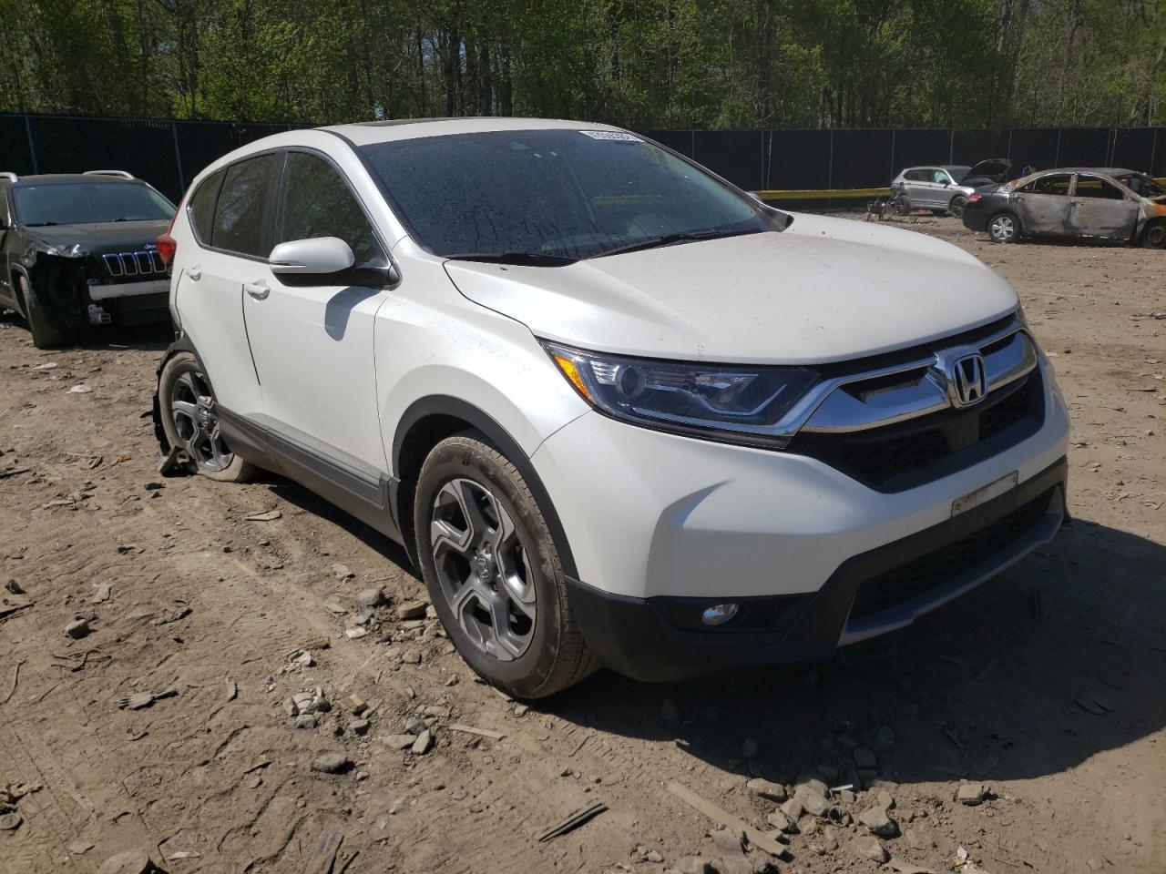 HONDA CR-V EX 2017 with VIN 2HKRW2H58HH677118 - Photo from auction