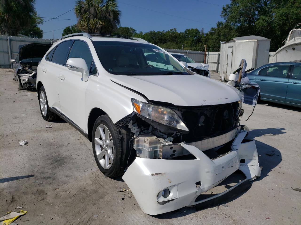 LEXUS RX 350 2010 with VIN 2T2ZK1BA7AC013313 - Photo from auction
