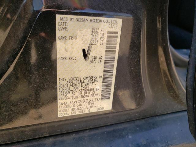 Photo 10 from auction – 2016 NISSAN ALTIMA 2.5 with VIN 1N4AL3APXGN325170