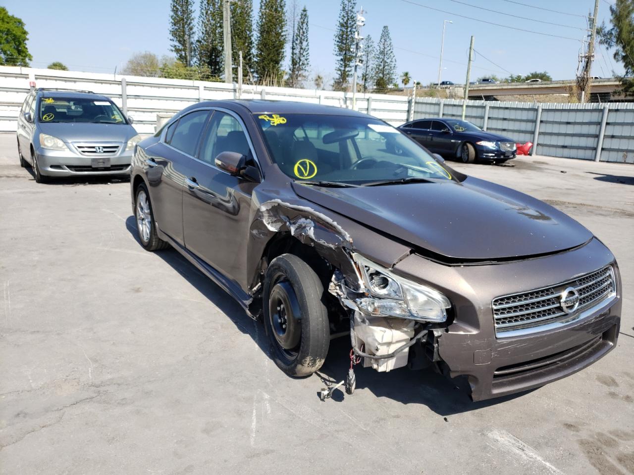 NISSAN MAXIMA S 2014 with VIN 1N4AA5AP8EC471254 - Photo from auction