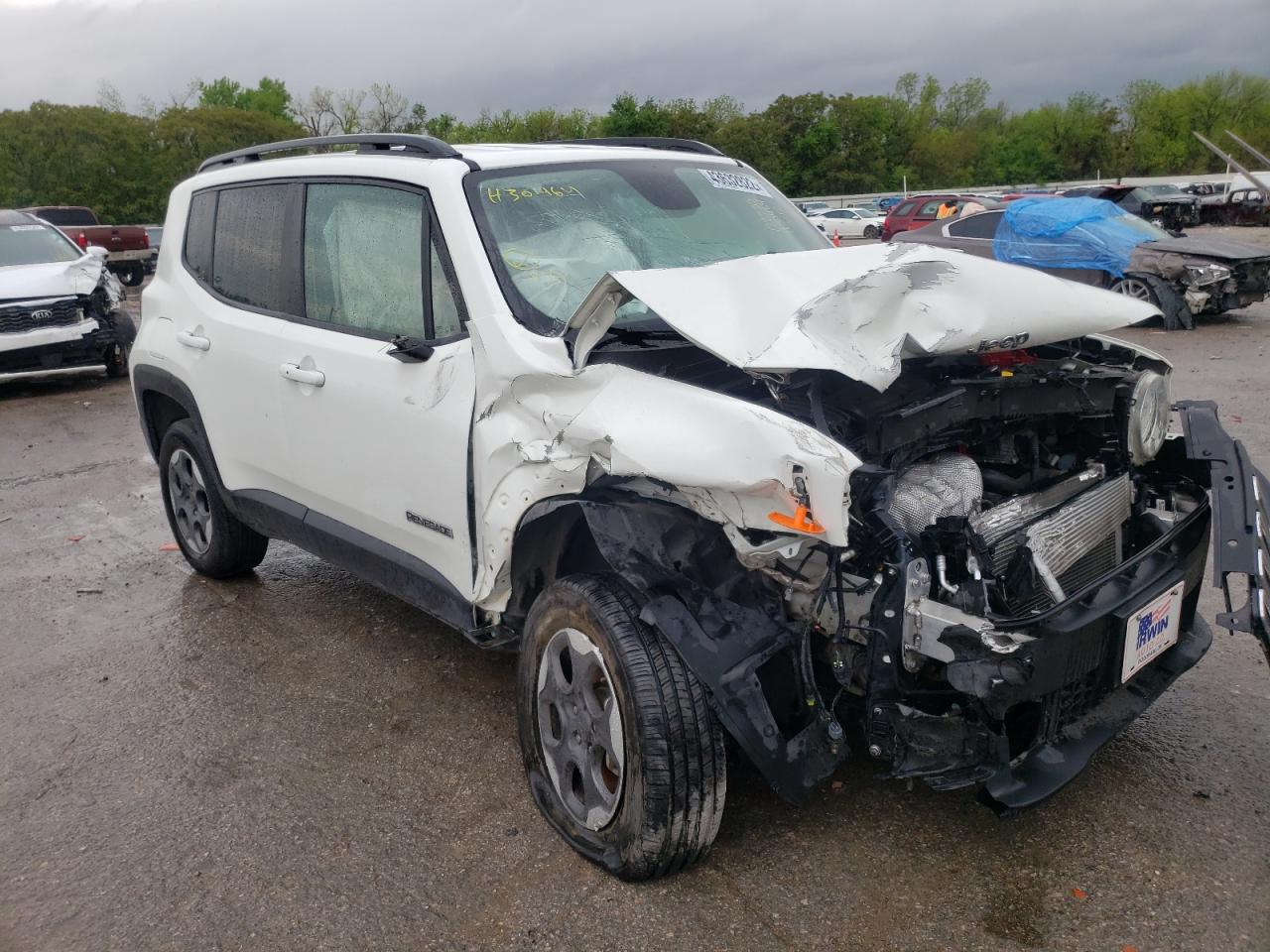 JEEP RENEGADE S 2018 with VIN ZACCJBAB6JPH30464 - Photo from auction