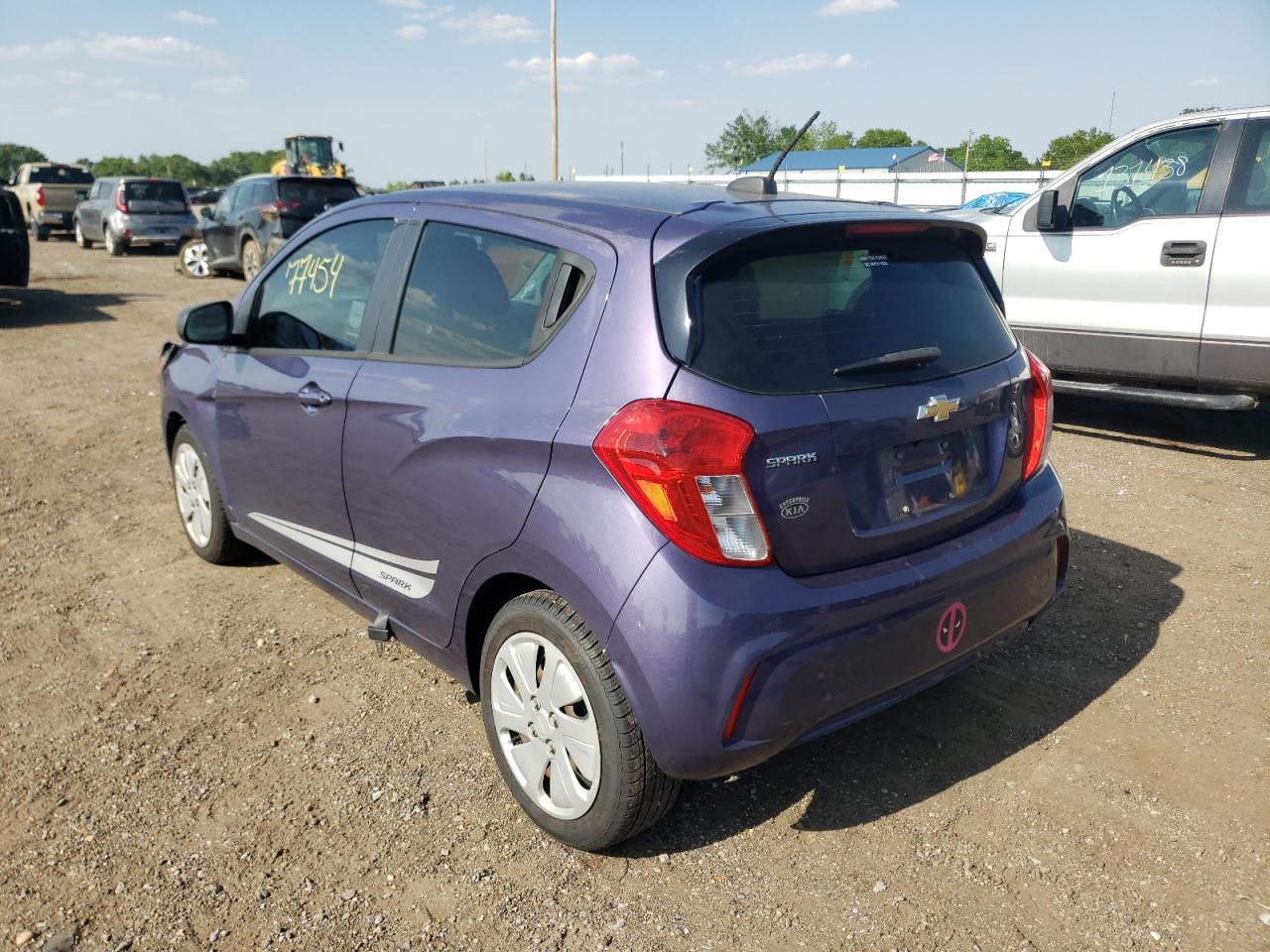 Photo 3 from auction – 2017 CHEVROLET SPARK LS with VIN KL8CB6SA3HC766033