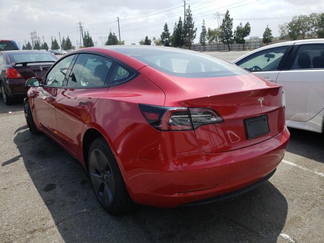 Photo 3 from auction – 2022 TESLA 3 with VIN 5YJ3E1EA3NF134290