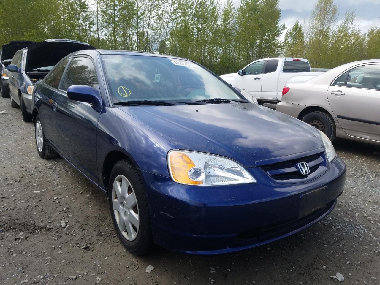 HONDA CIVIC EX 2002 with VIN 1HGEM21942L030995 - Photo from auction