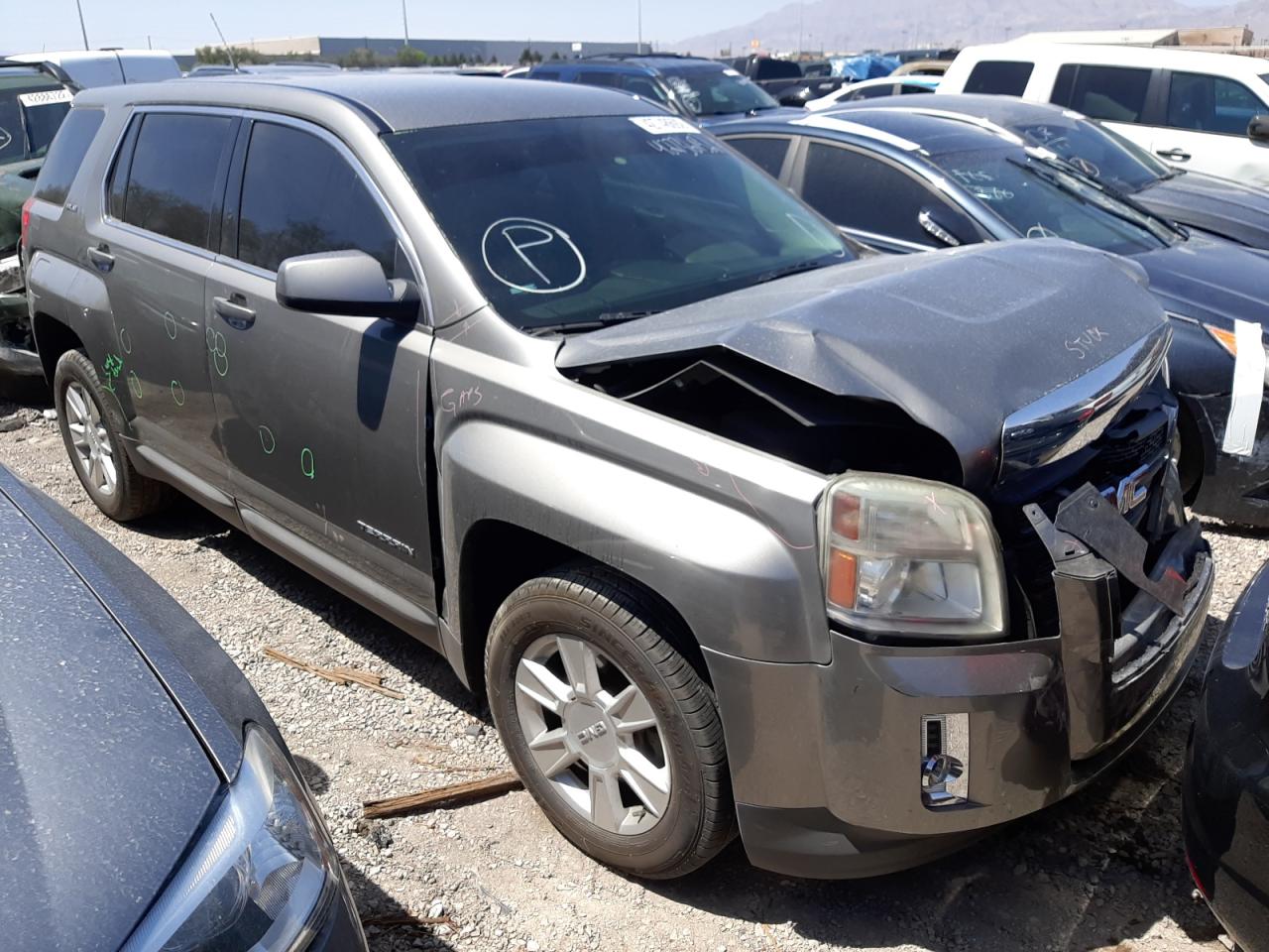 GMC TERRAIN SL 2012 with VIN 2GKALMEK0C6369602 - Photo from auction