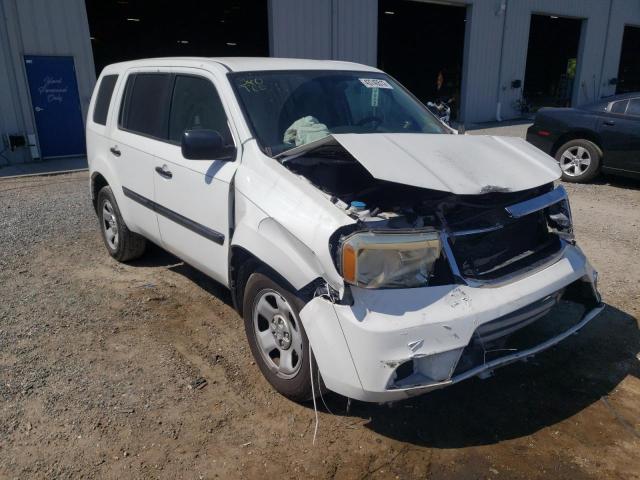 HONDA PILOT LX 2014 with VIN 5FNYF3H23EB012127 - Photo from auction