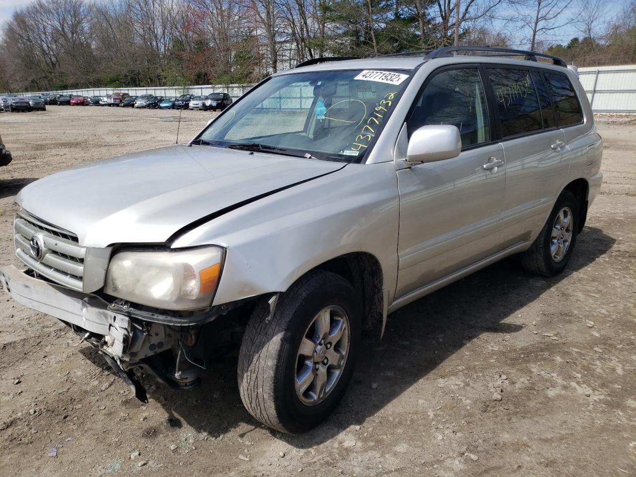 Photo 2 from auction – 2007 TOYOTA HIGHLANDER with VIN JTEDP21A670134162