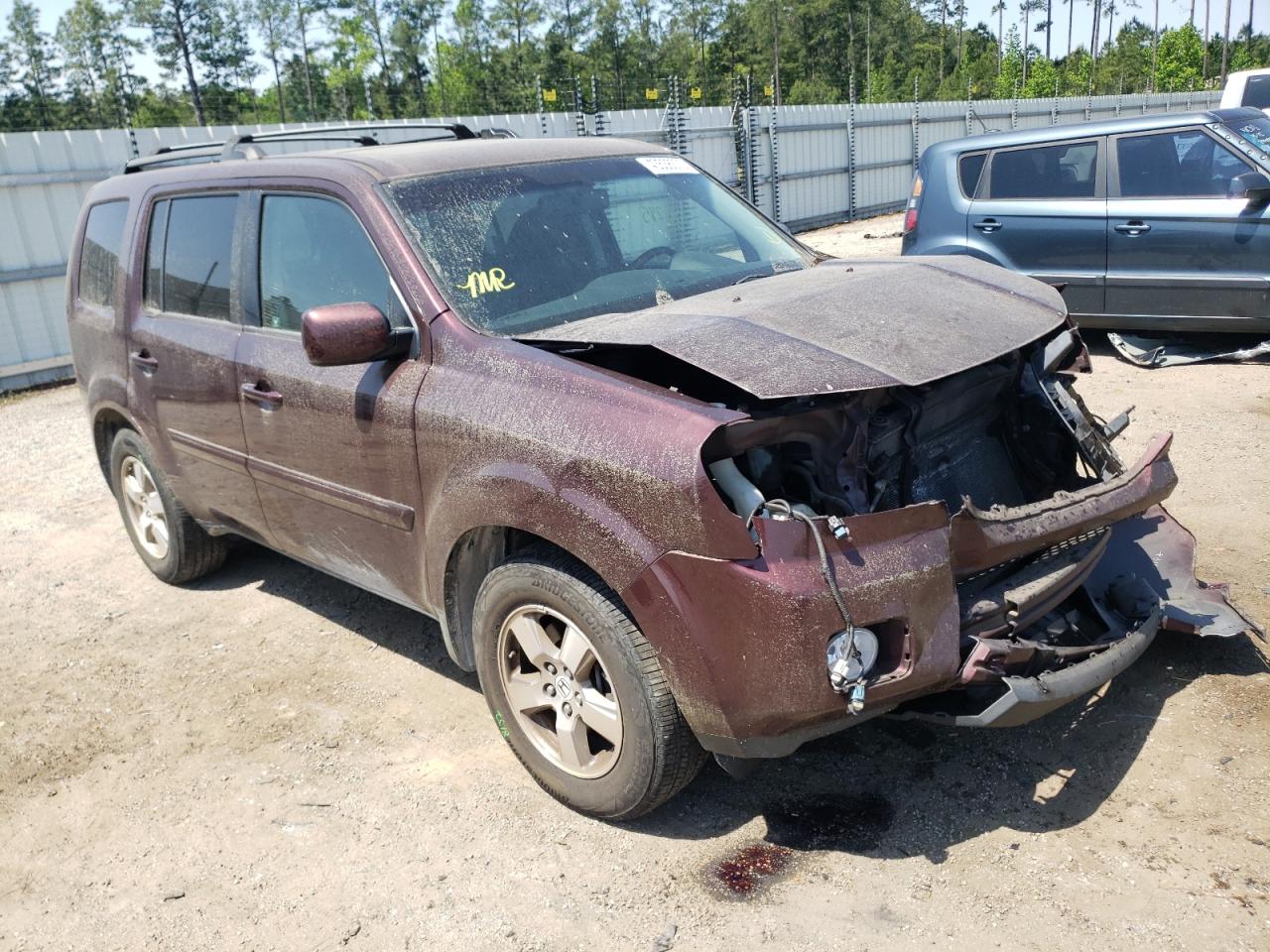 HONDA PILOT EXL 2009 with VIN 5FNYF48579B050417 - Photo from auction