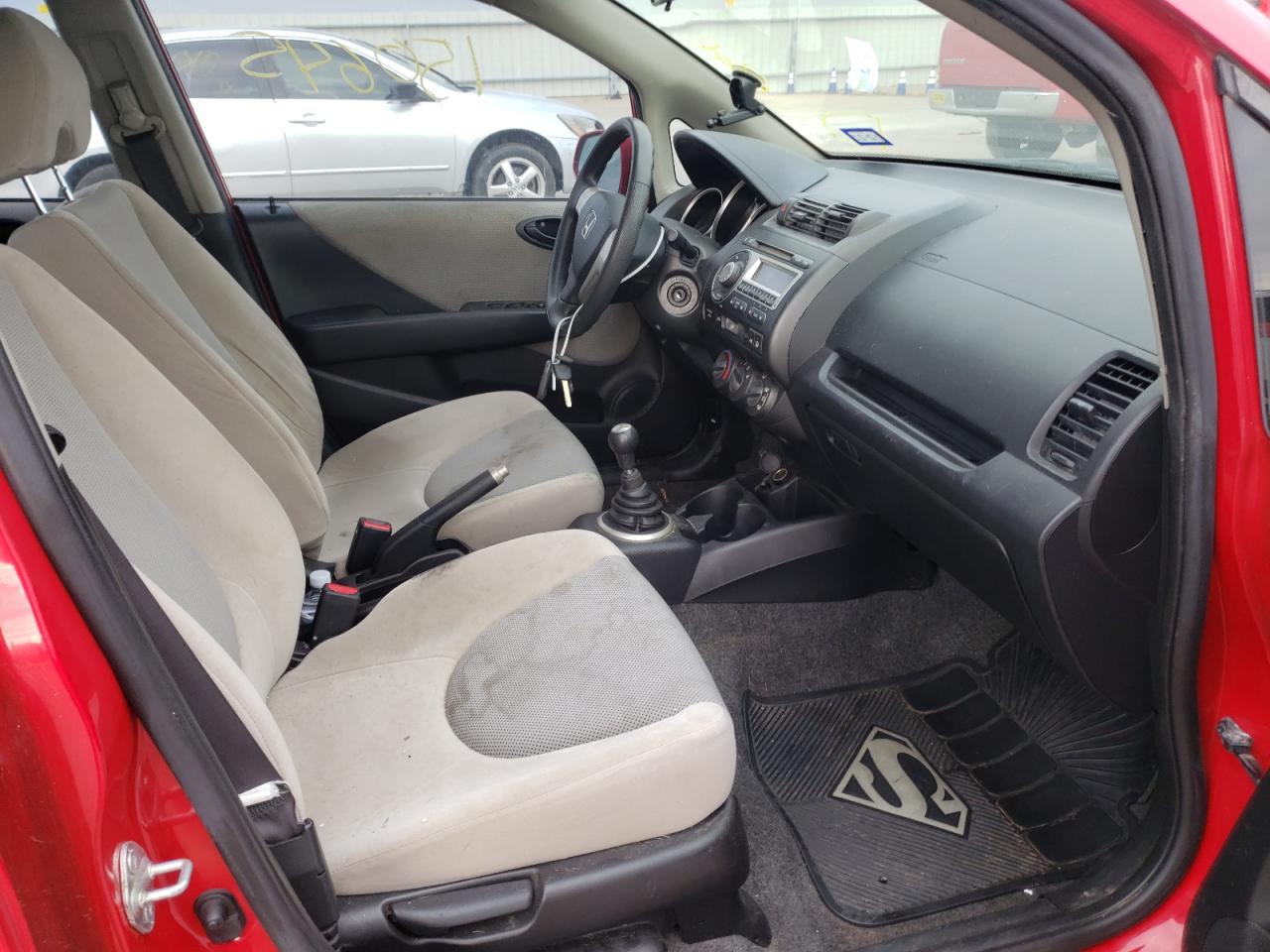 Photo 5 from auction – 2007 HONDA FIT with VIN JHMGD37437S052314