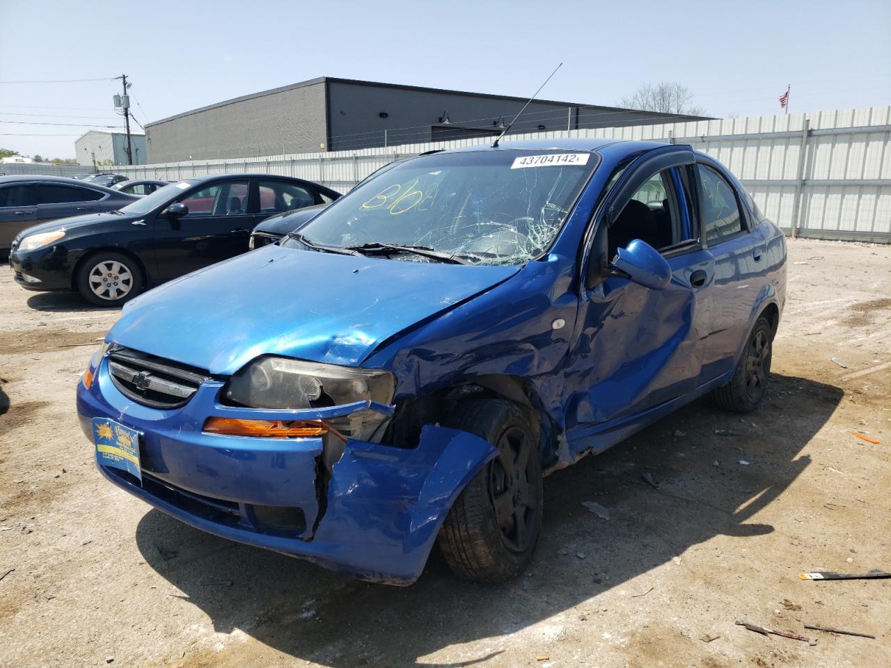 Photo 2 from auction – 2006 CHEVROLET AVEO BASE with VIN KL1TD56686B600540