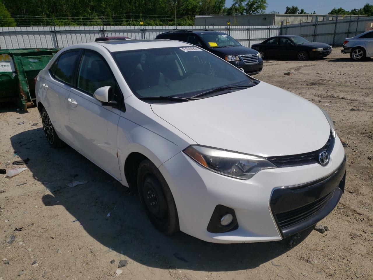 TOYOTA COROLLA L 2015 with VIN 2T1BURHE8FC473340 - Photo from auction