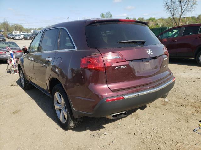 Photo 3 from auction – 2010 ACURA MDX with VIN 2HNYD2H29AH513599