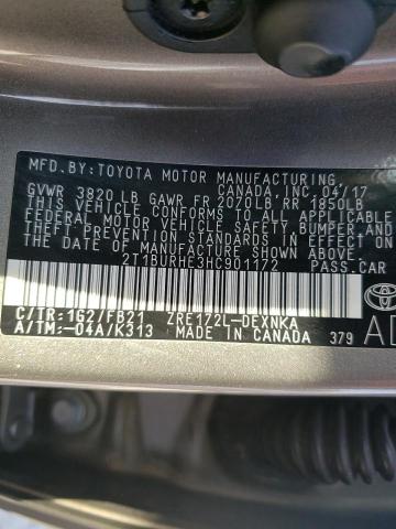 Photo 10 from auction – 2017 TOYOTA COROLLA L with VIN 2T1BURHE3HC901172