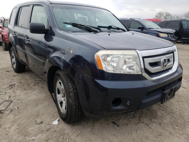 HONDA PILOT LX 2011 with VIN 5FNYF4H23BB018382 - Photo from auction