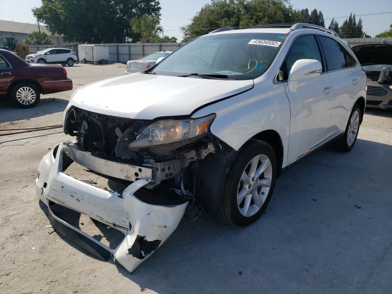 Photo 2 from auction – 2010 LEXUS RX 350 with VIN 2T2ZK1BA7AC013313