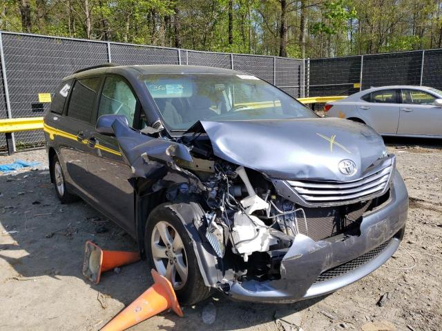 TOYOTA SIENNA LE 2017 with VIN 5TDKZ3DC1HS862656 - Photo from auction