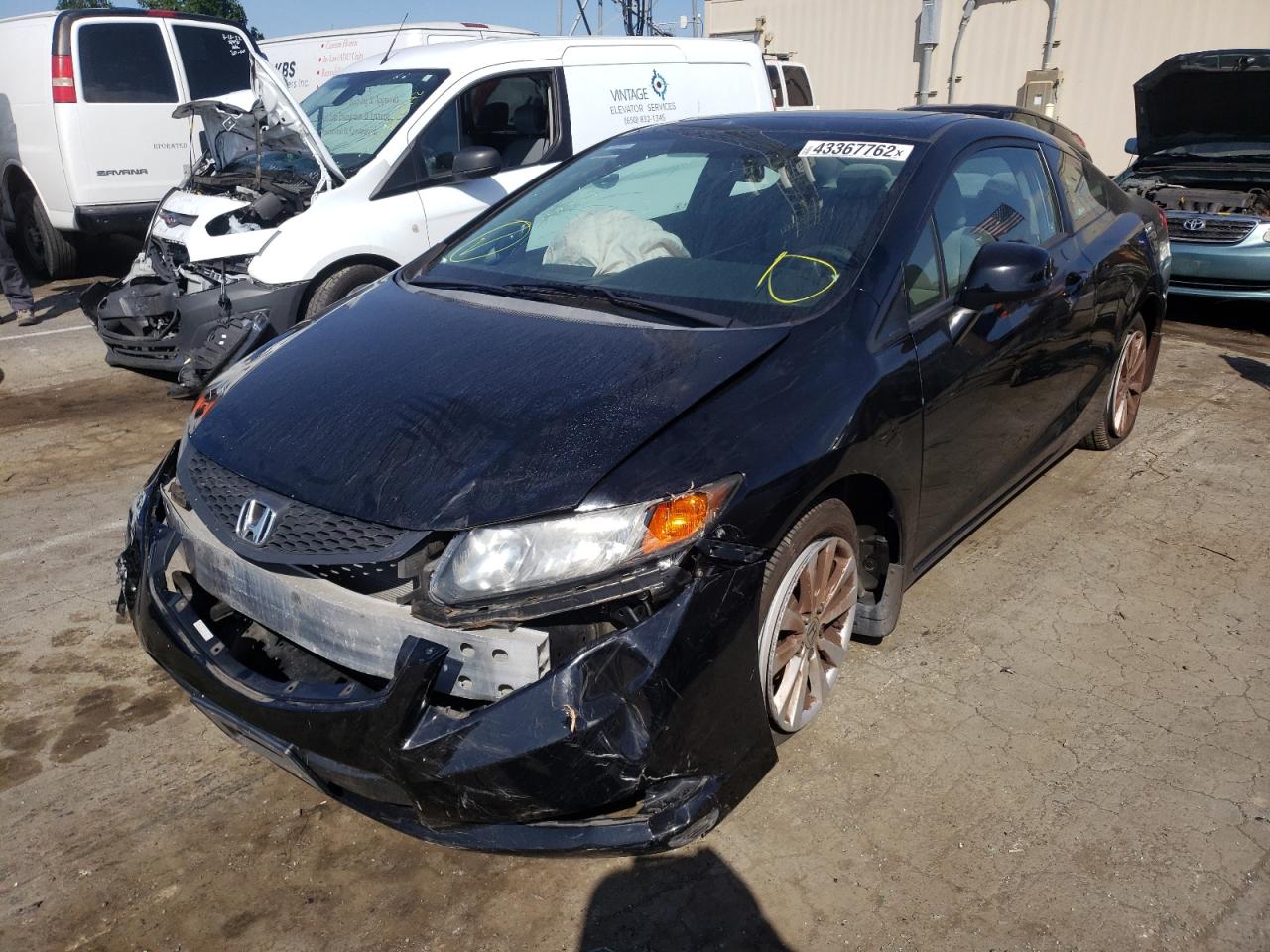Photo 2 from auction – 2012 HONDA CIVIC EX with VIN 2HGFG3B81CH520493