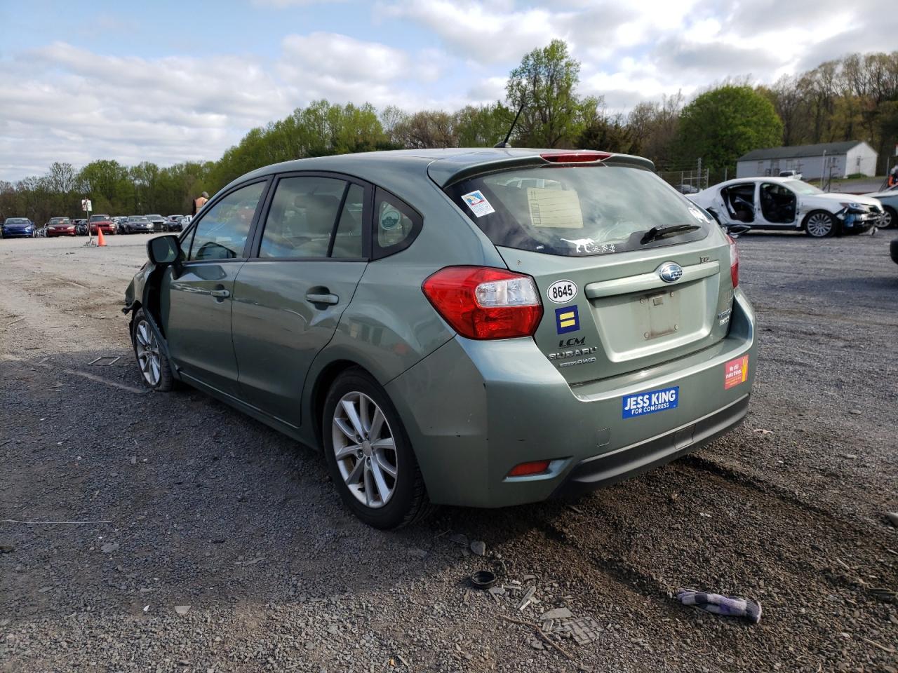 Photo 3 from auction – 2014 SUBARU IMPREZA PR with VIN JF1GPAC63E8247382
