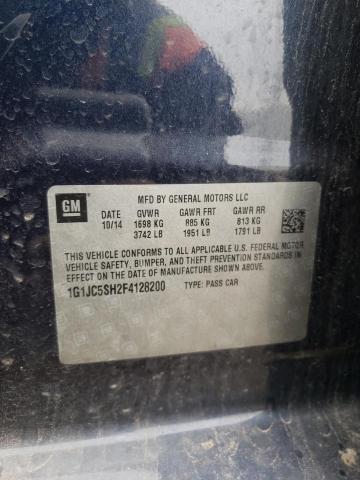 Photo 10 from auction – 2015 CHEVROLET SONIC LT with VIN 1G1JC5SH2F4128200