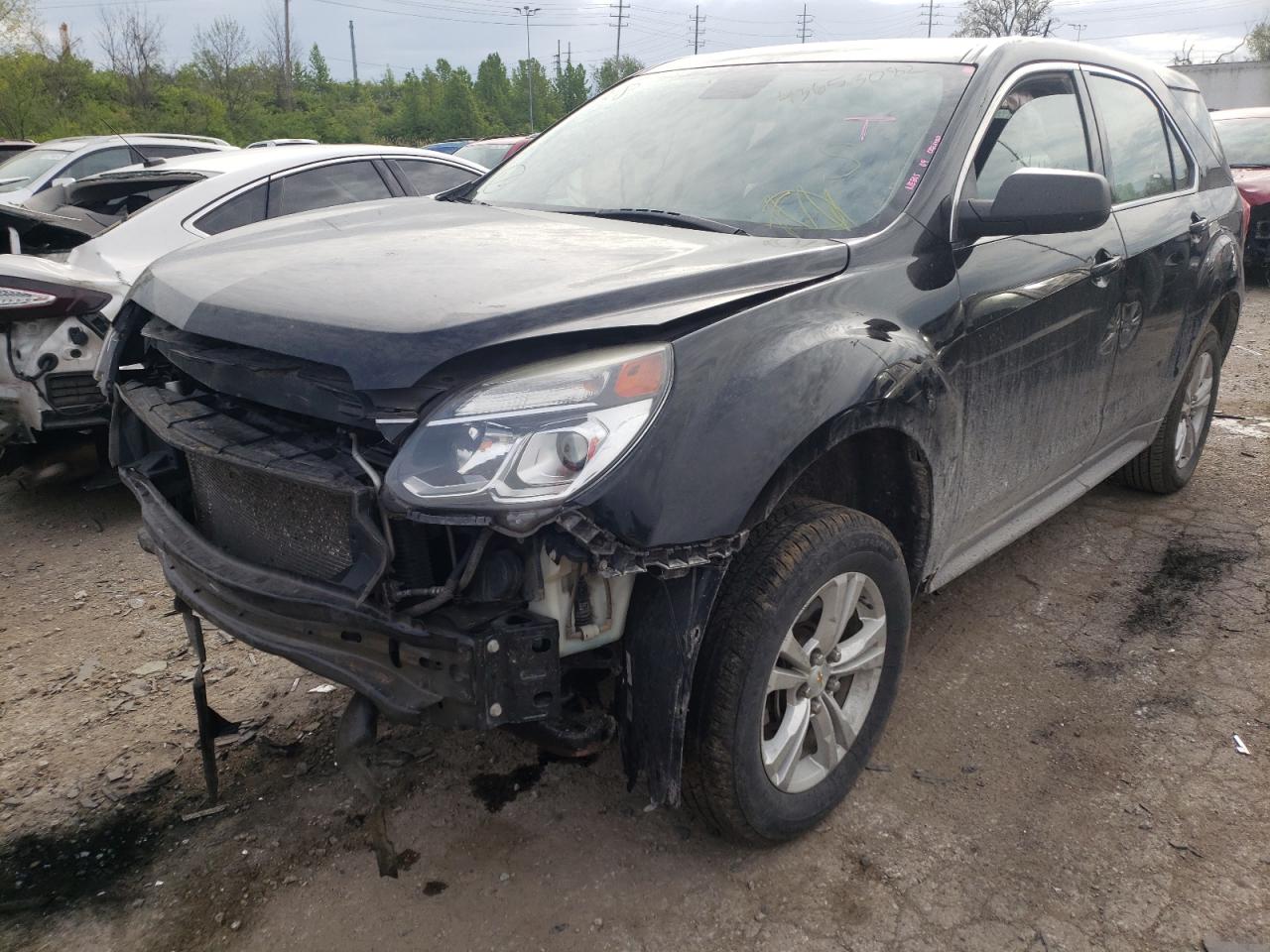 Photo 2 from auction – 2017 CHEVROLET EQUINOX LS with VIN 2GNALBEK4H6117107