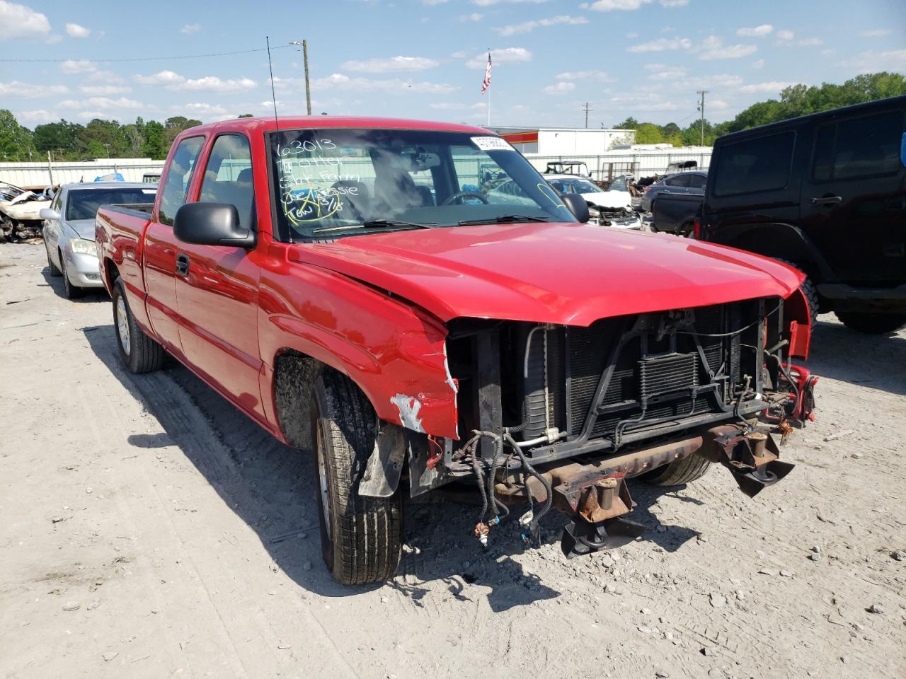 CHEVROLET SILVERADO 2005 with VIN 1GCEC19T95Z162227 - Photo from auction