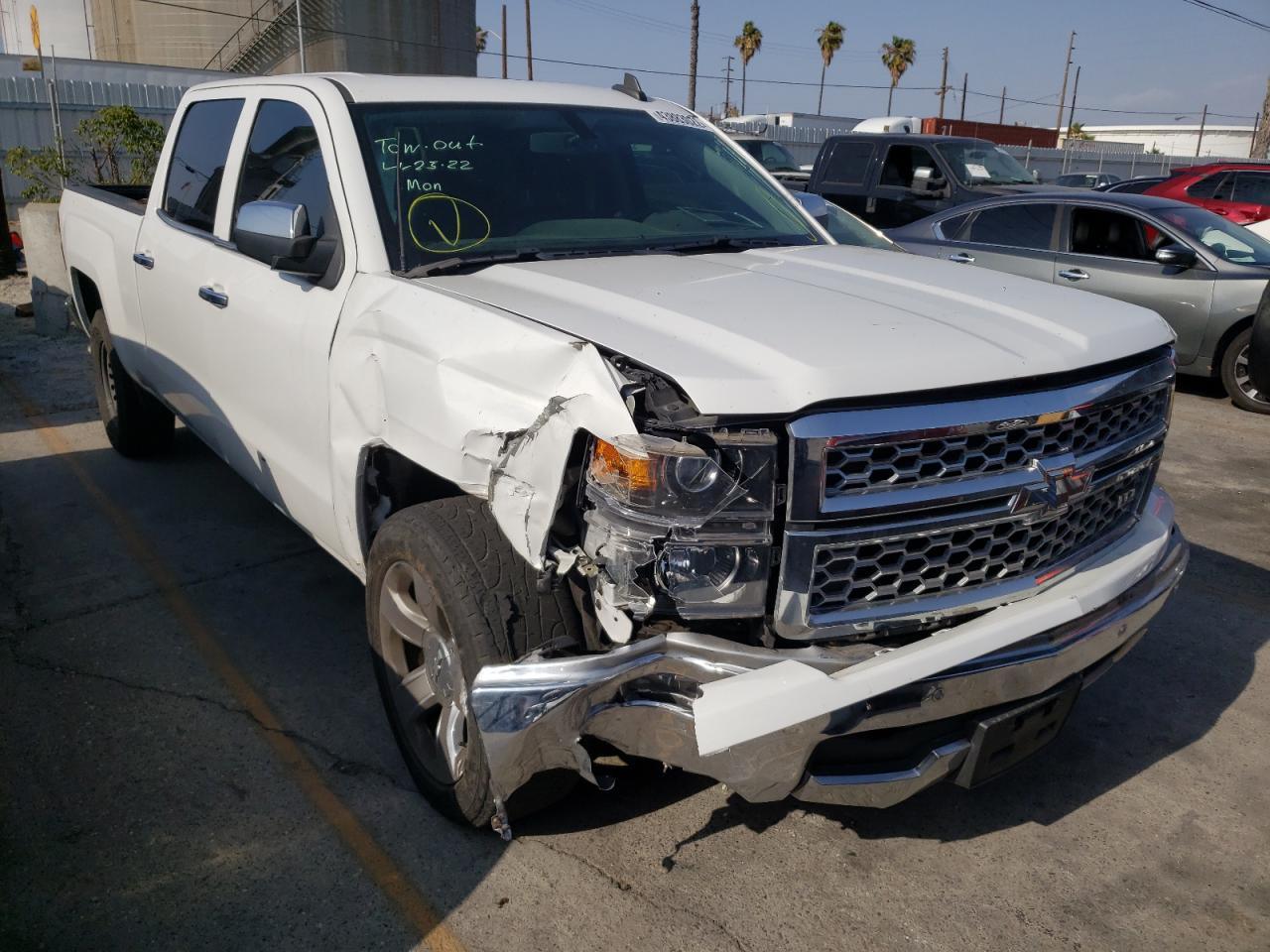 CHEVROLET SILVERADO 2015 with VIN 3GCPCSEC4FG276772 - Photo from auction