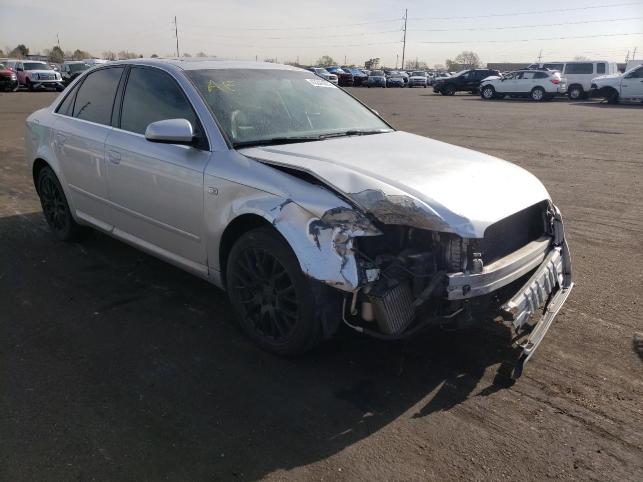 AUDI A4 2.0T QU 2008 with VIN WAUDF78E58A159222 - Photo from auction