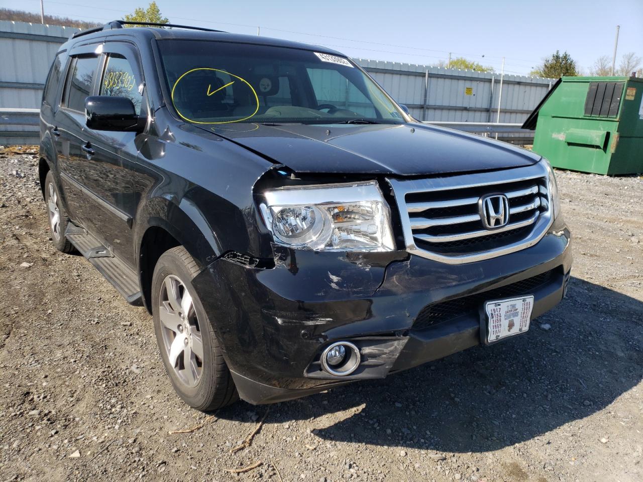 Photo 9 from auction – 2012 HONDA PILOT TOUR with VIN 5FNYF4H93CB052109