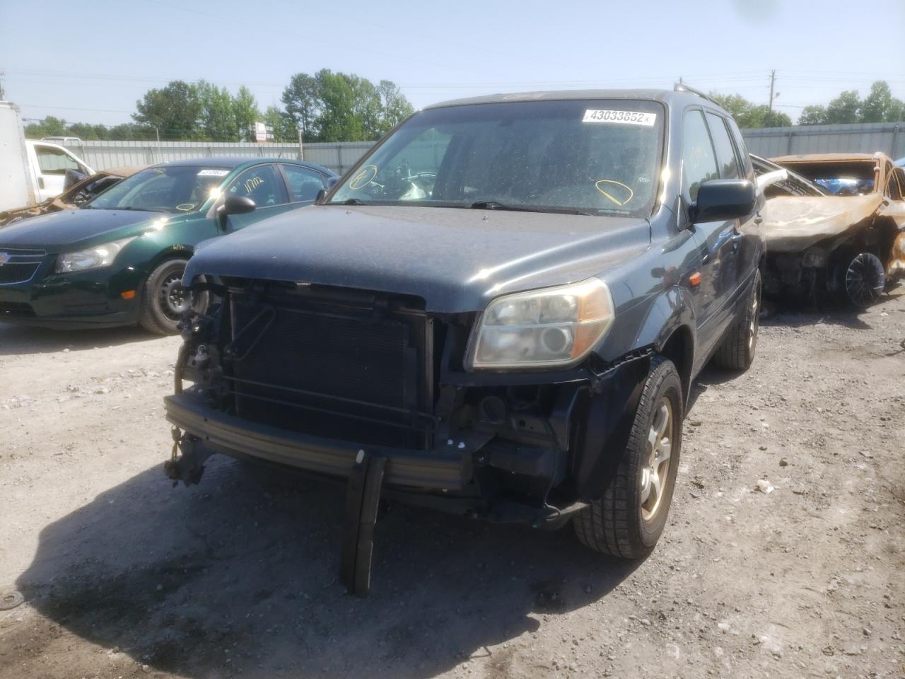 Photo 2 from auction – 2006 HONDA PILOT EX with VIN 5FNYF28556B028285