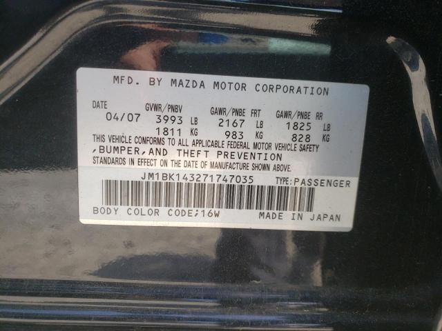Foto 10 de la subasta – 2007 MAZDA 3 HATCHBAC con VIN JM1BK143271747035