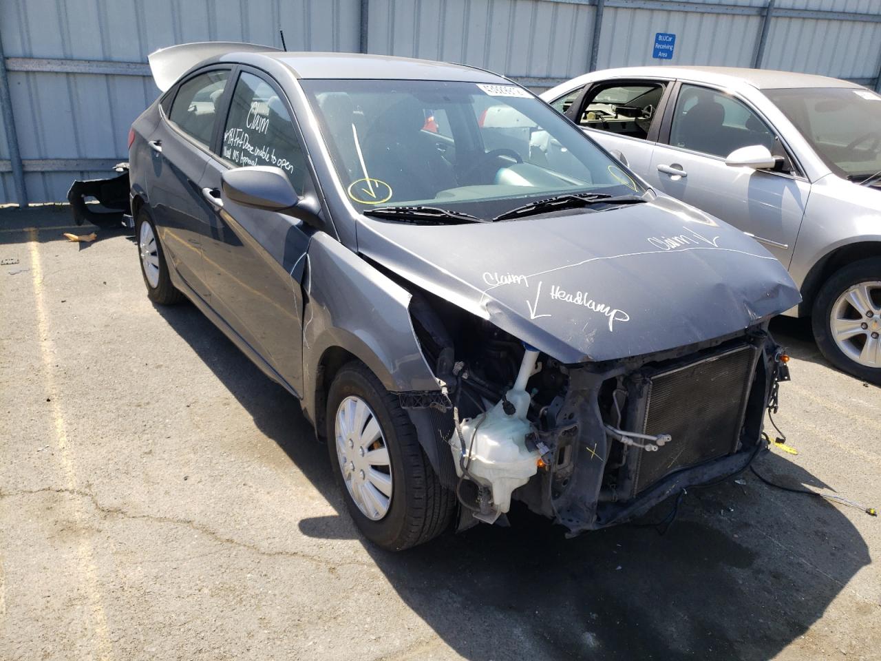 HYUNDAI ACCENT GLS 2013 with VIN KMHCT4AE5DU314758 - Photo from auction