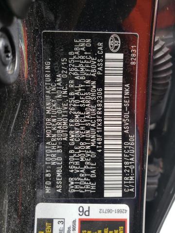 Photo 10 from auction – 2015 TOYOTA CAMRY LE with VIN 4T4BF1FK8FR482306
