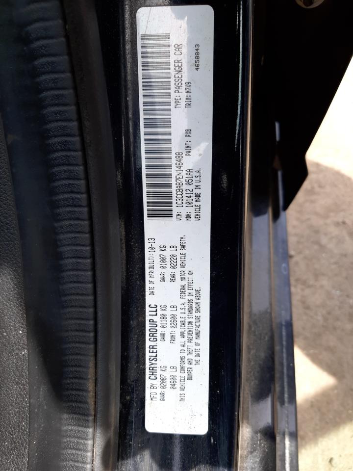 Photo 10 from auction – 2014 CHRYSLER 200 LX with VIN 1C3CCBAB7EN146488