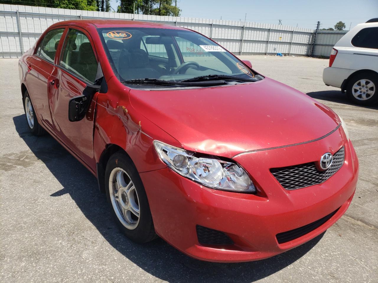 TOYOTA COROLLA BA 2009 with VIN 2T1BU40E99C160784 - Photo from auction