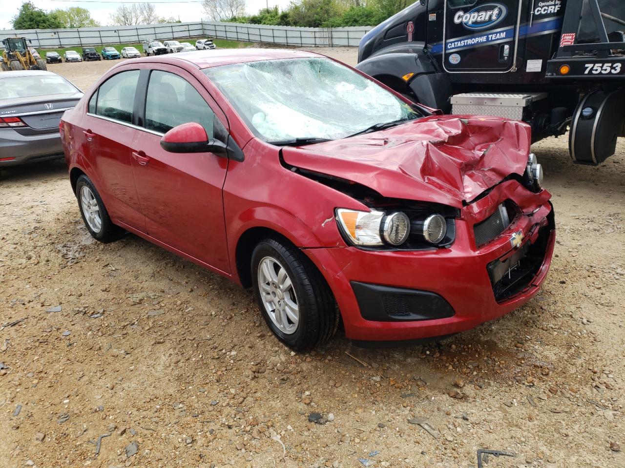 CHEVROLET SONIC LT 2014 with VIN 1G1JC5SB3E4243494 - Photo from auction
