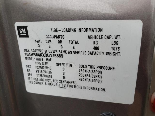 Photo 10 from auction – 2003 BUICK LESABRE LI with VIN 1G4HR54KX3U176659