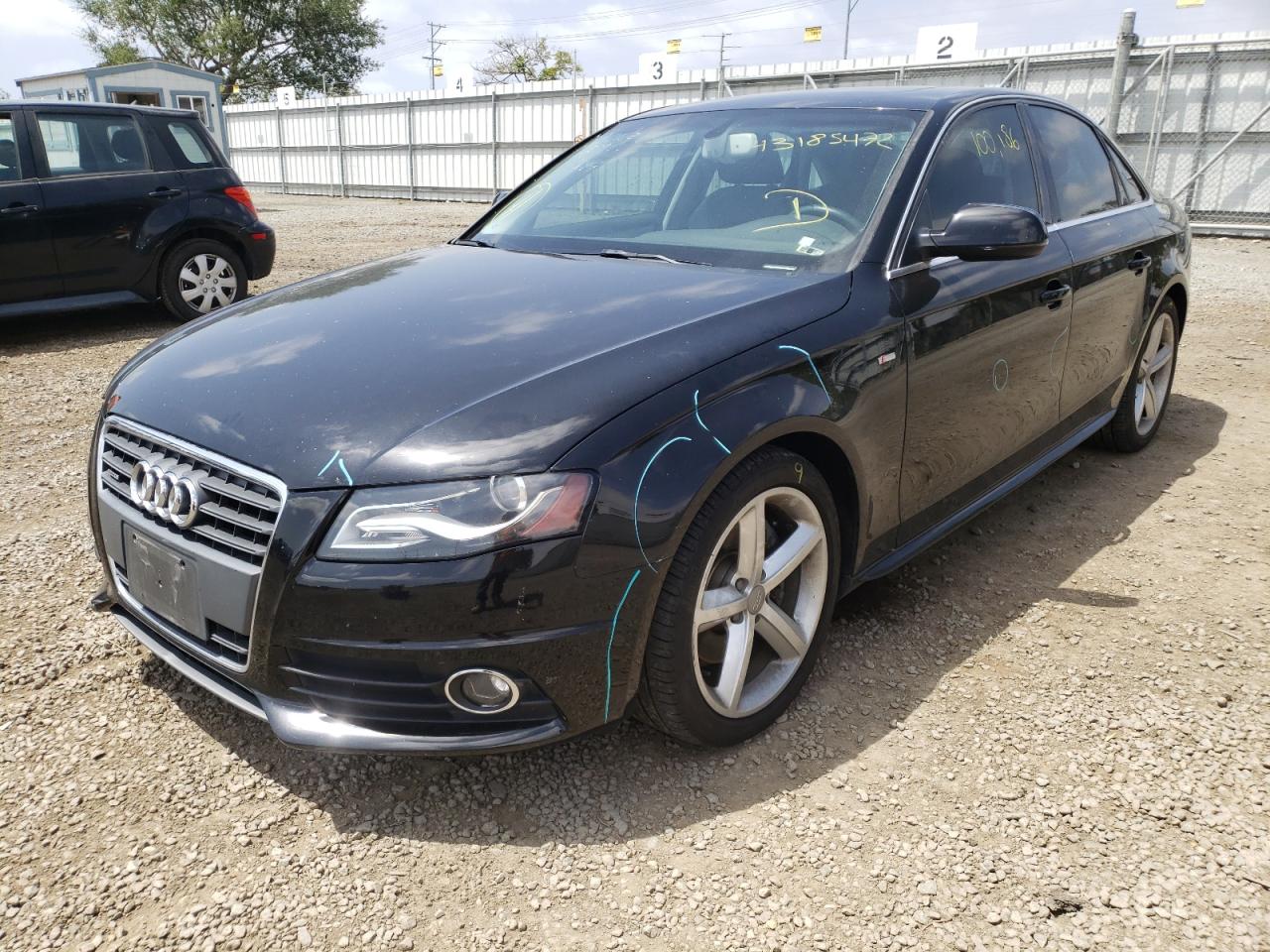 Photo 2 from auction – 2012 AUDI A4 PREMIUM with VIN WAUHFAFL3CN001625