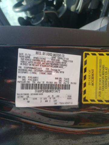 Photo 10 from auction – 2010 FORD FOCUS SE with VIN 1FAHP3FN8AW215472